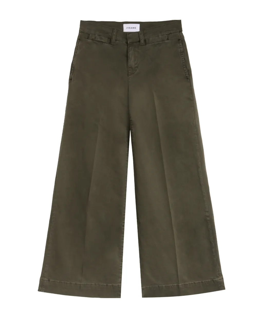 Le Pixie Wide-Leg Stretched Trousers