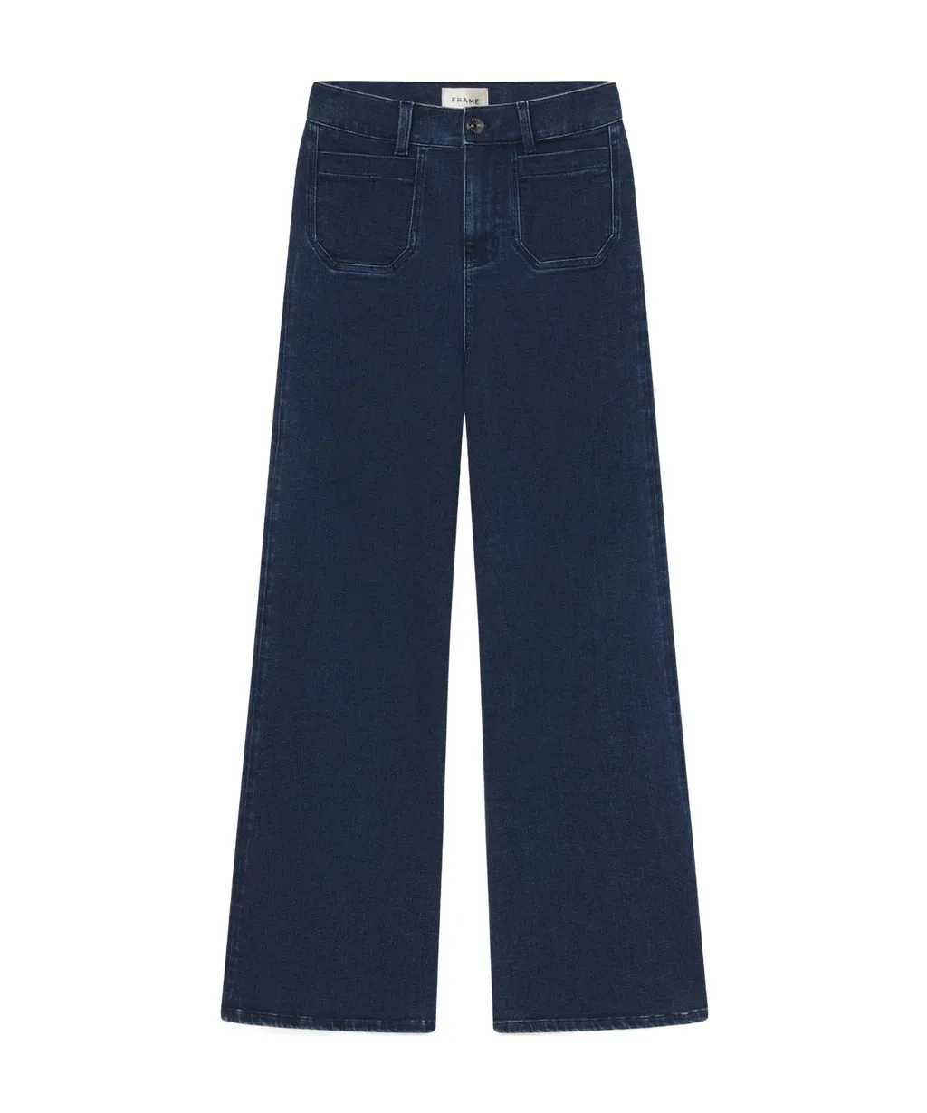 Le Slim Palazzo Modernist Pocket Jeans