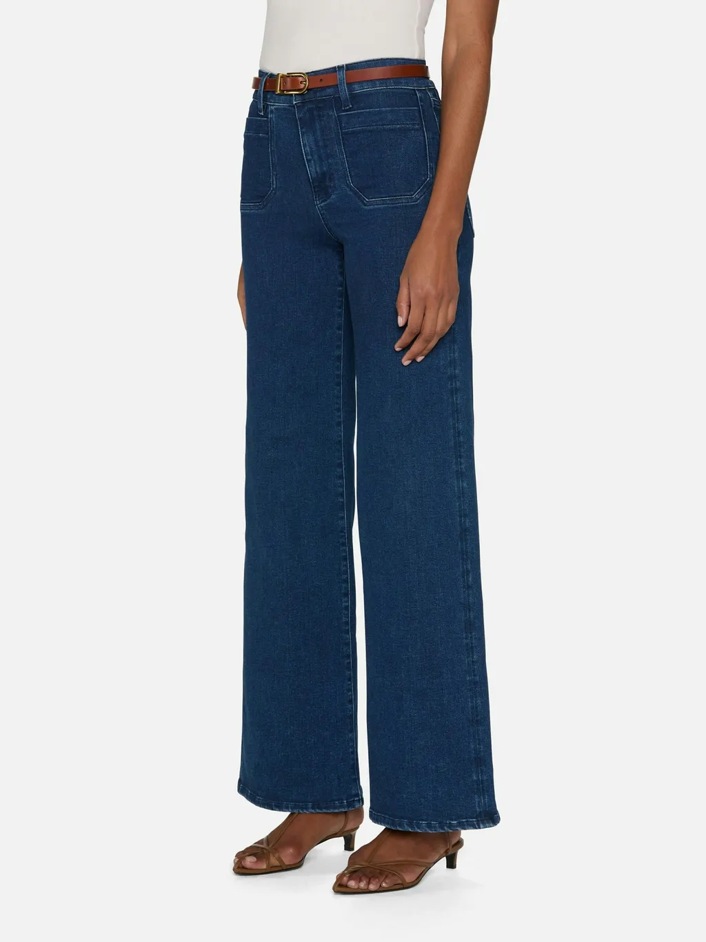 Le Slim Palazzo Modernist Pocket Jeans