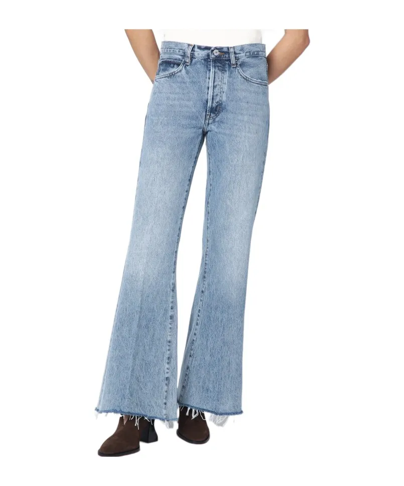 The Lax Wide-Leg Jeans With Washed Effect