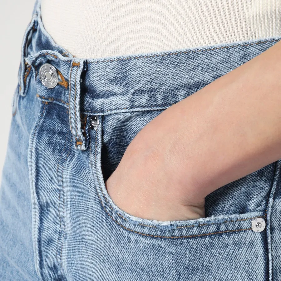 The Lax Wide-Leg Jeans With Washed Effect