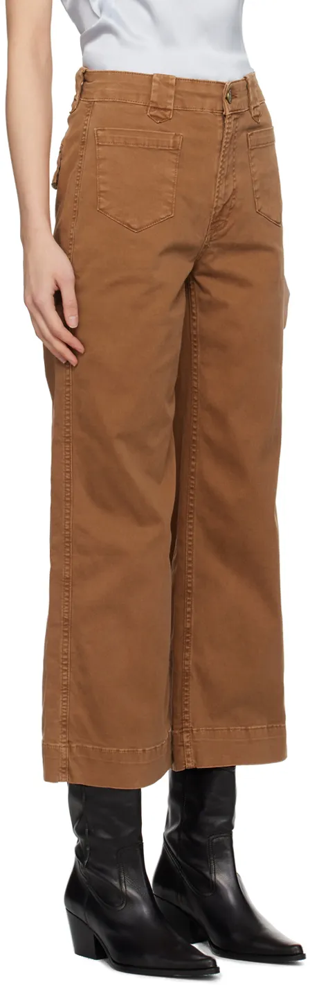 Ruffled Detail Jeans