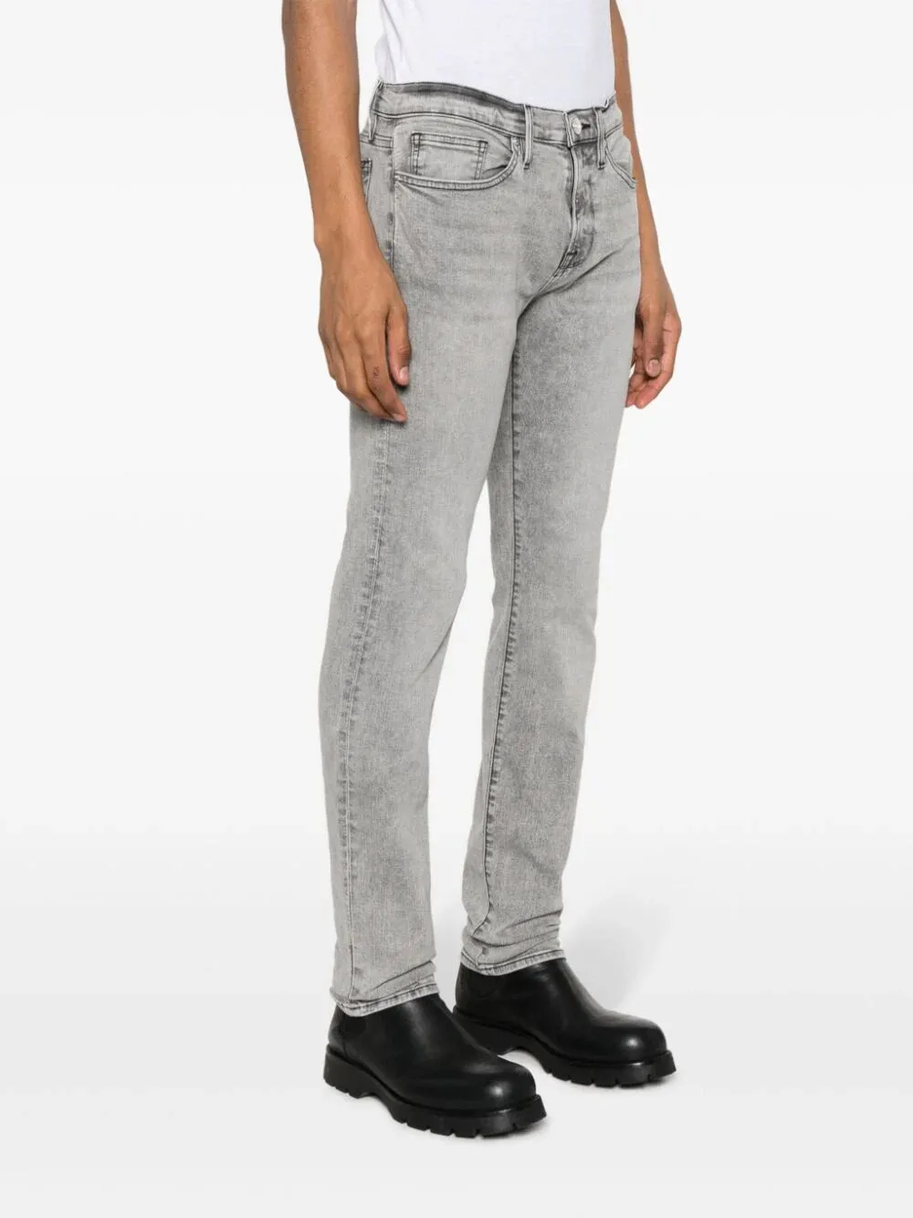 Low-Rise Slim-Fit Jeans