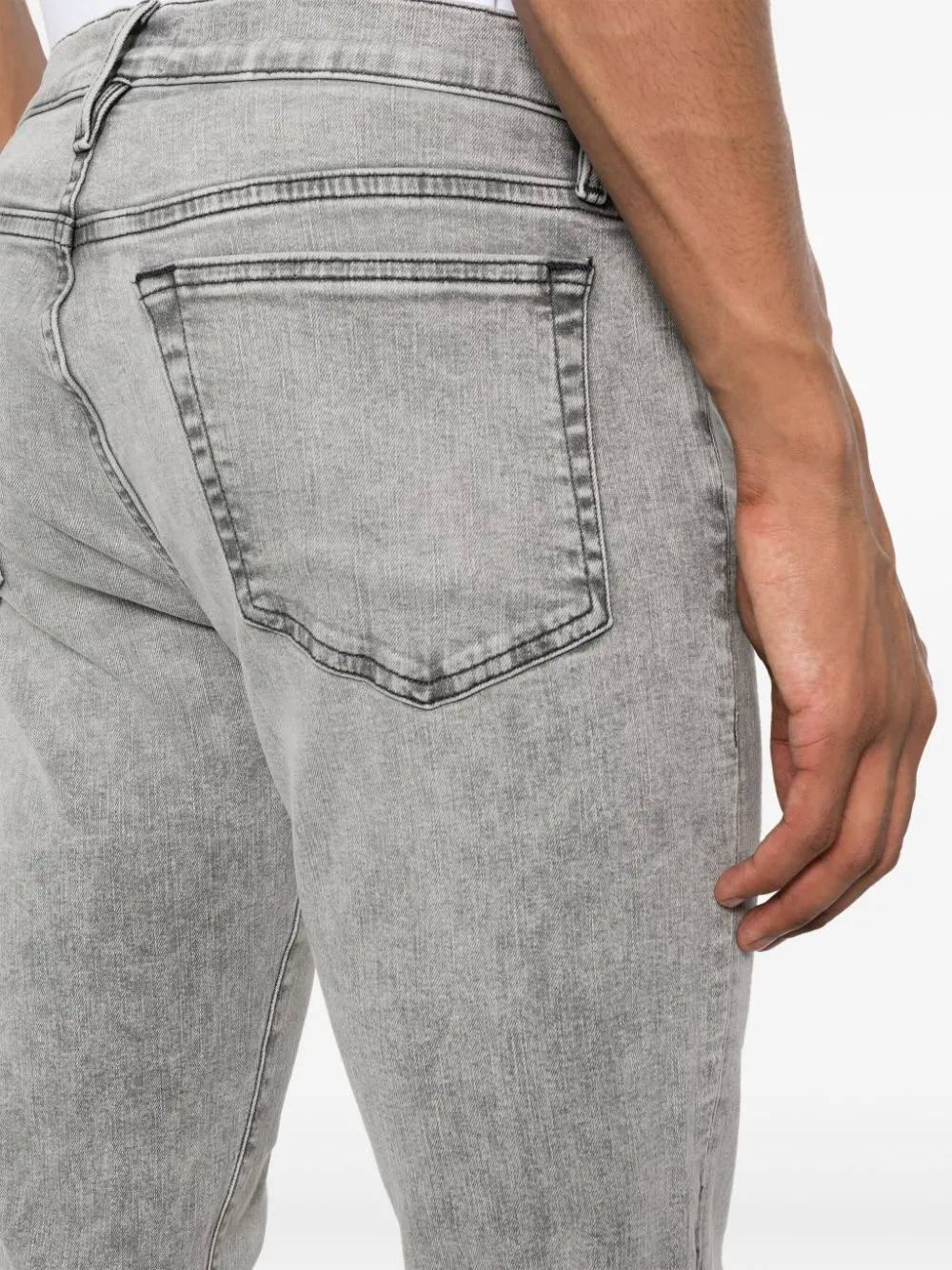 Low-Rise Slim-Fit Jeans