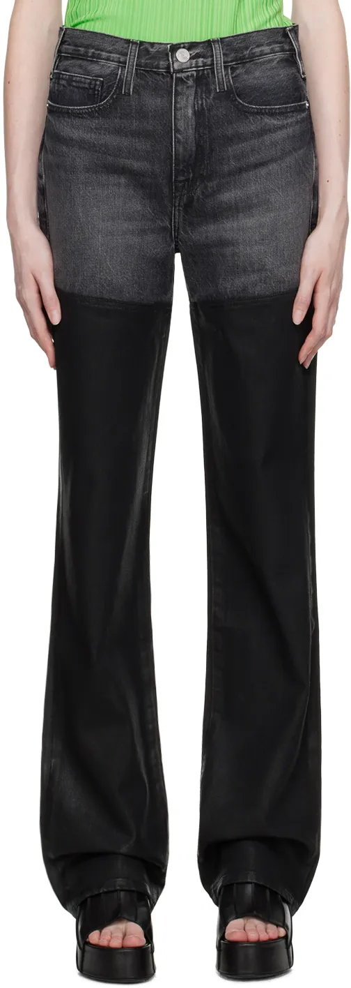 Belt Ring Gradual Change Jeans