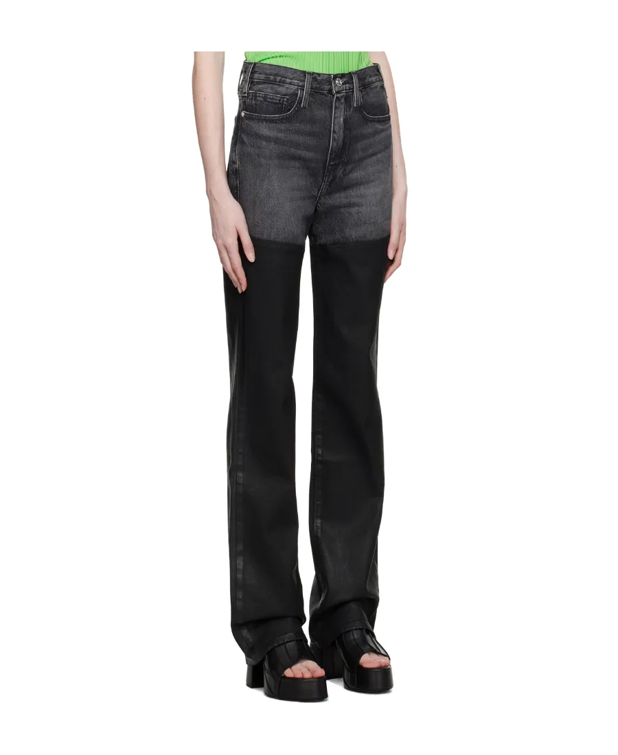 Belt Ring Gradual Change Jeans
