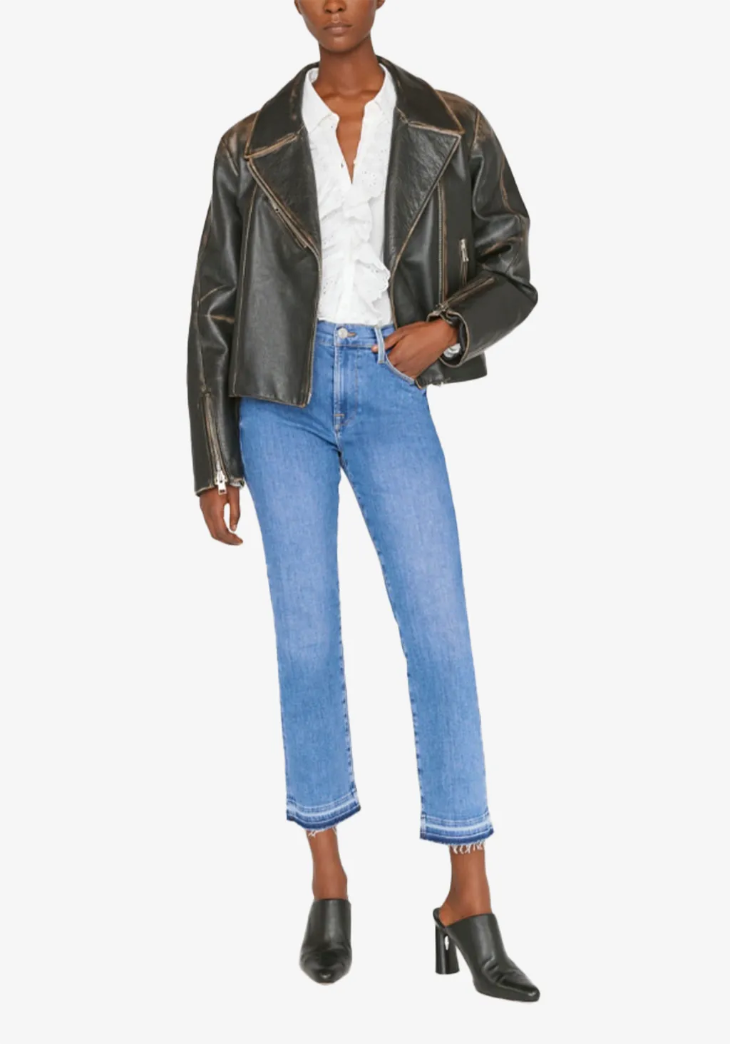 Denim Cotton Trousers