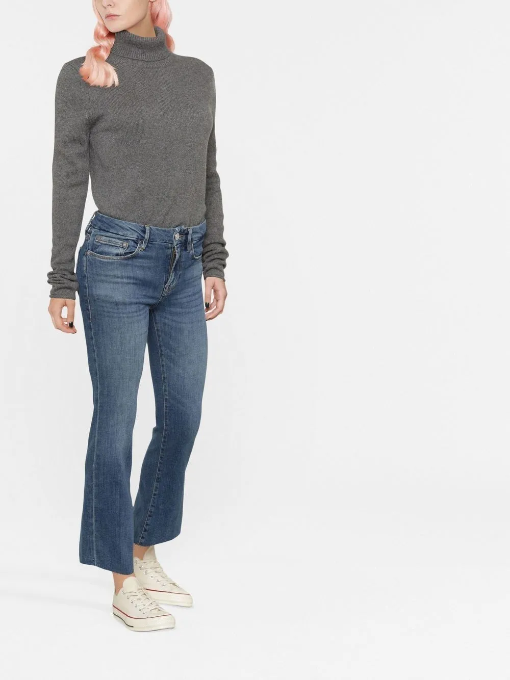 Le Crop Flared Jeans