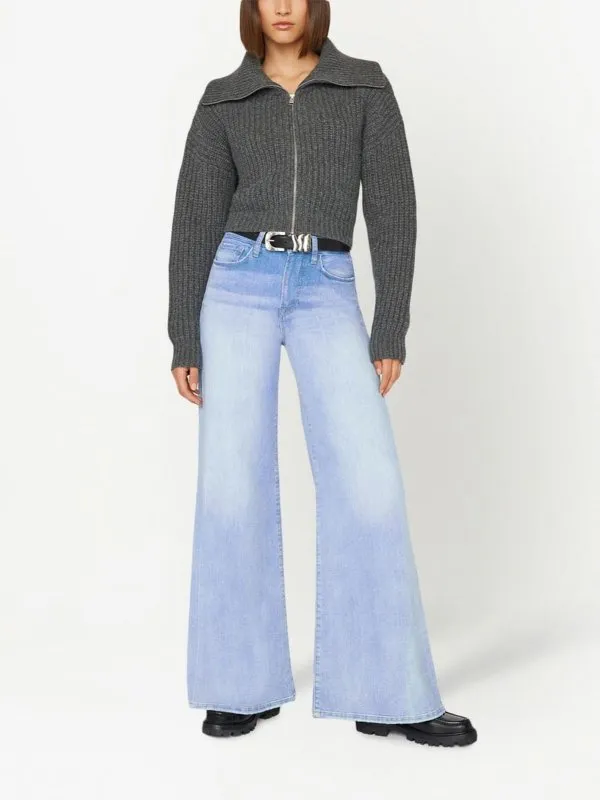 High-Waist Wide-Leg Jeans