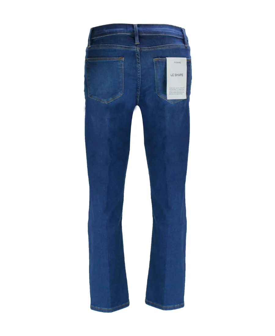 Cropped Straight-Leg Jeans