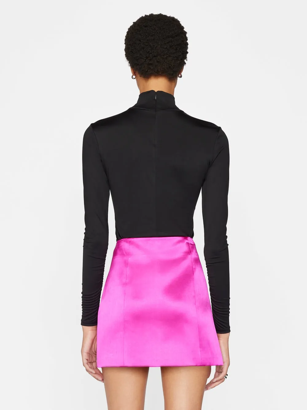 High-Neck Long-Sleeved Sweater