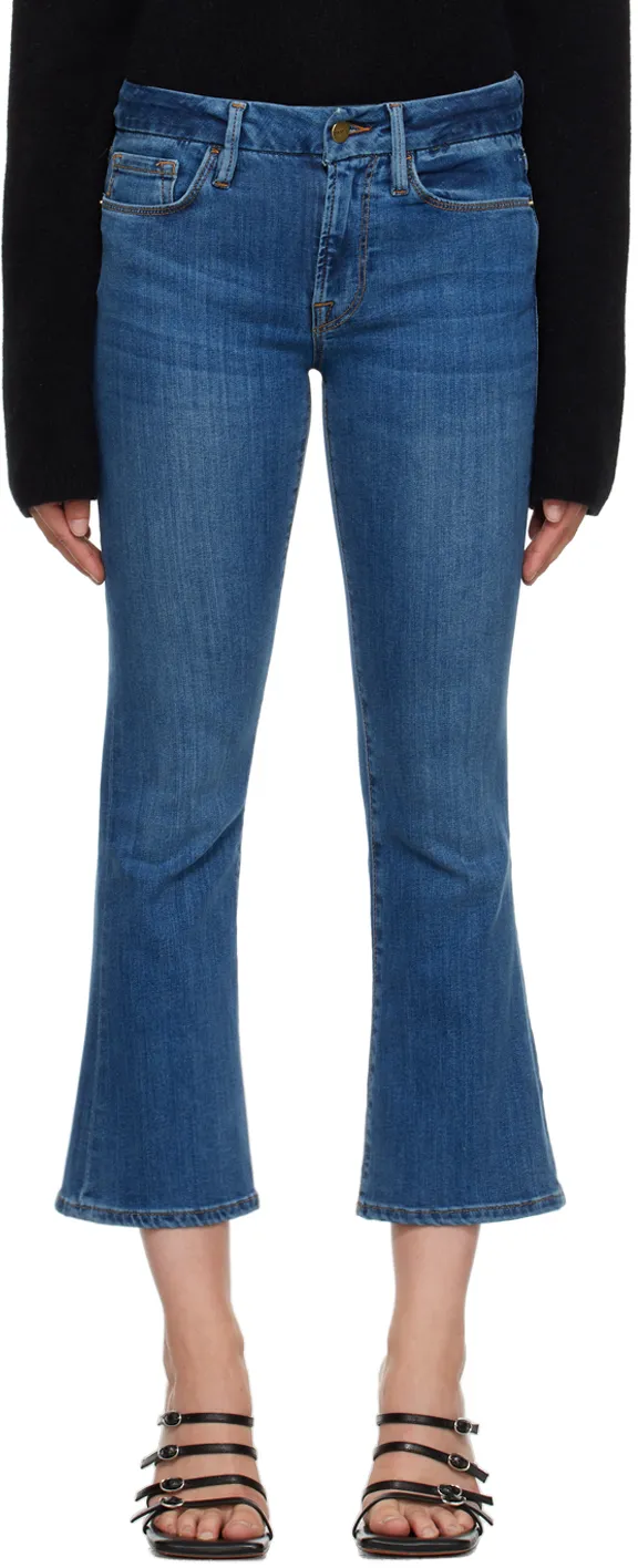 Low-Rise Kick-Flare Jeans