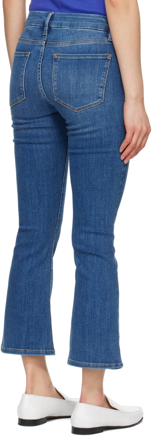 Low-Rise Kick-Flare Jeans