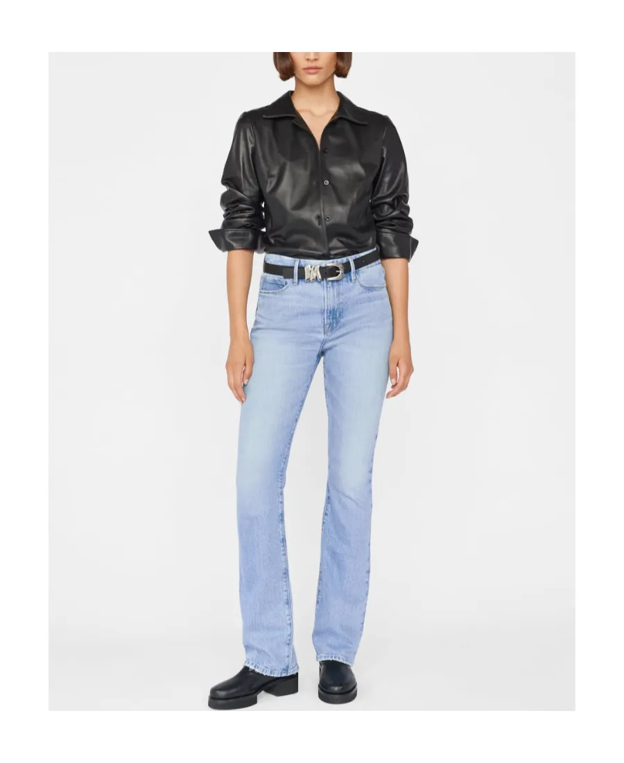High-Waist Flared Jeans
