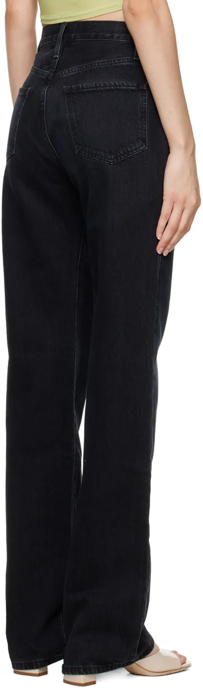 High-Waist Flared Jeans