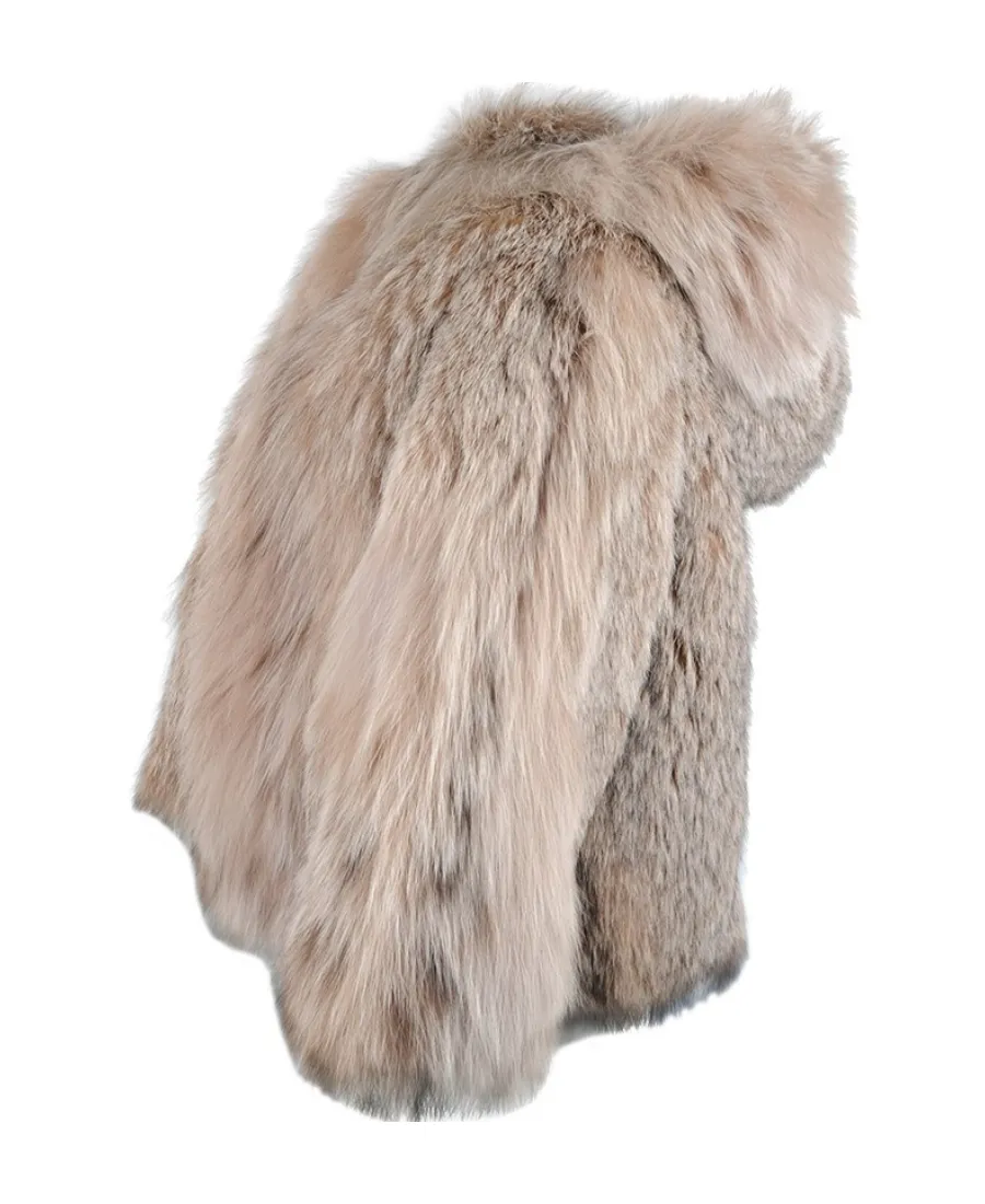 Hooded Design Fur