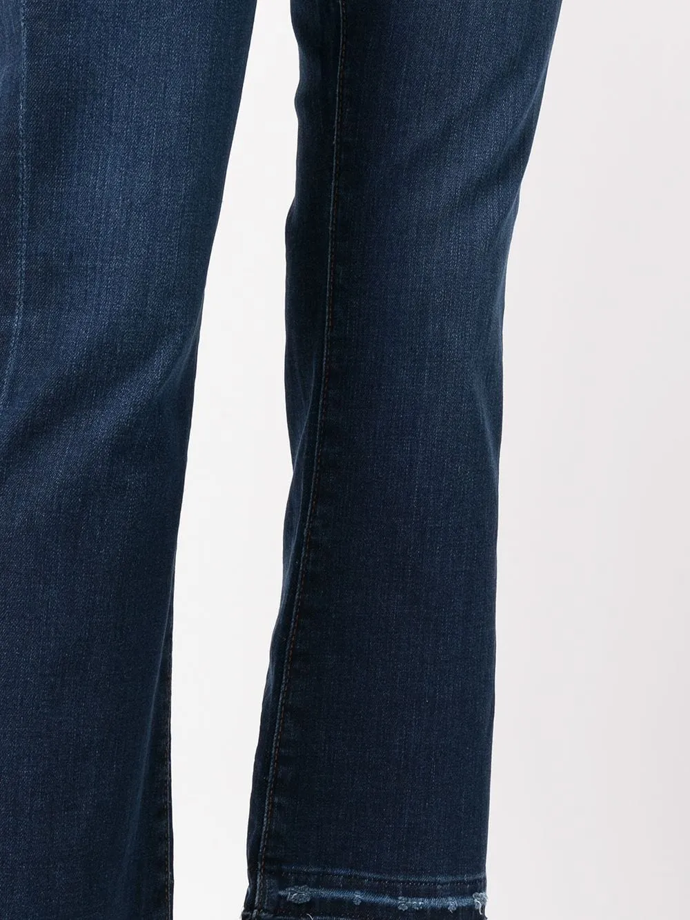 High-Rise Cropped Flared Jeans