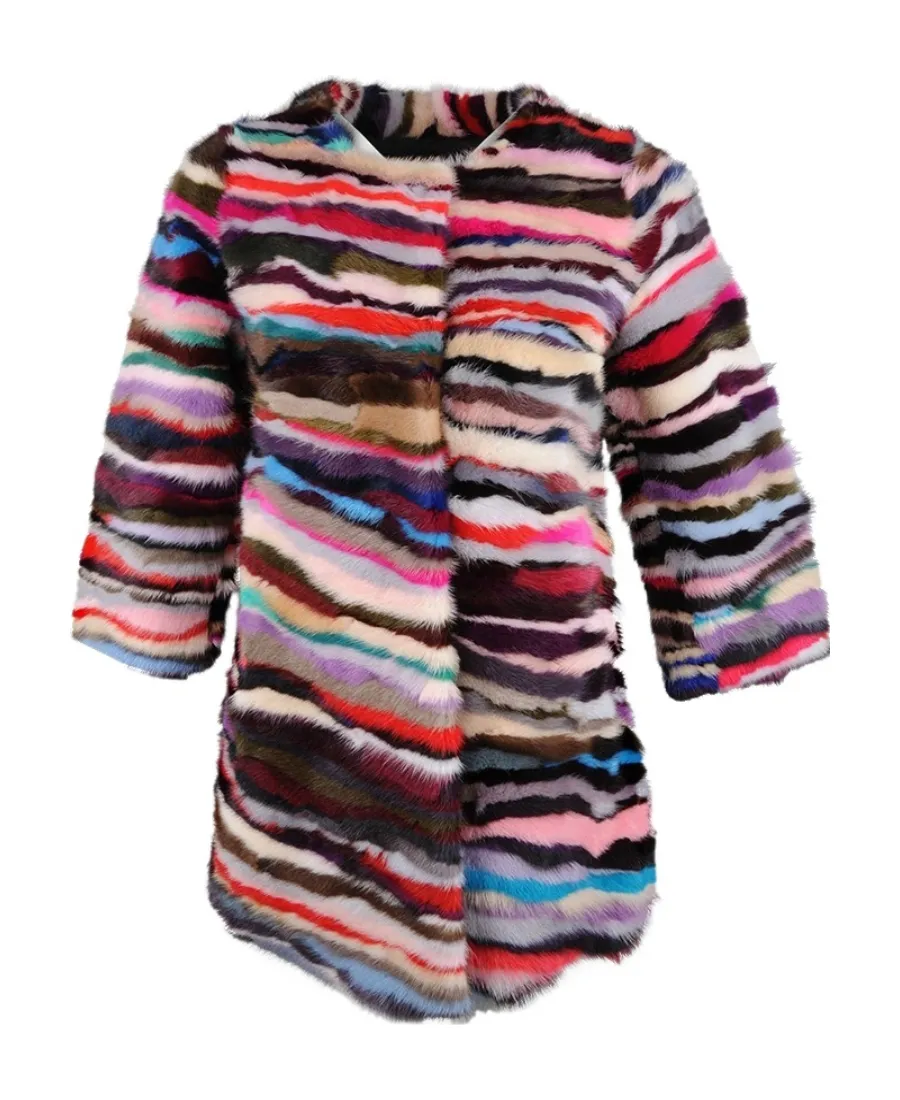 Round-Necked Fur Coat