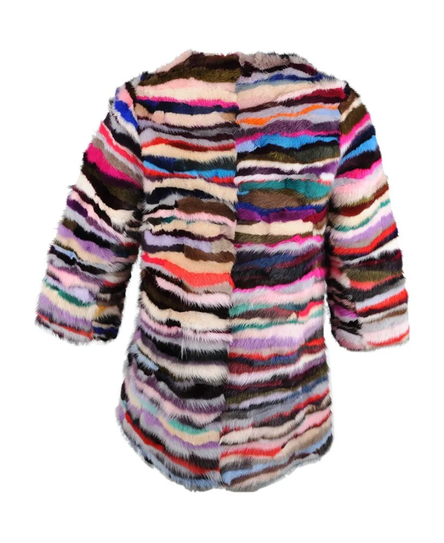 Round-Necked Fur Coat