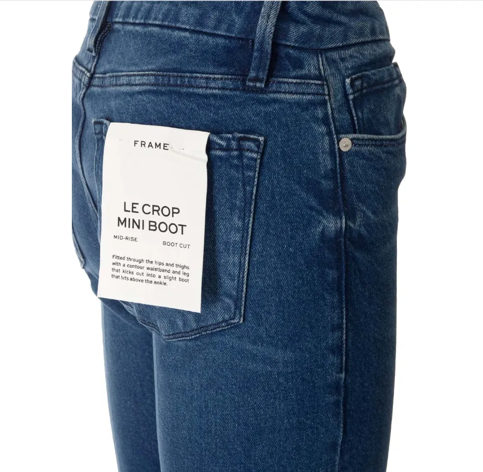 Le Crop Mini Bootcut Jeans
