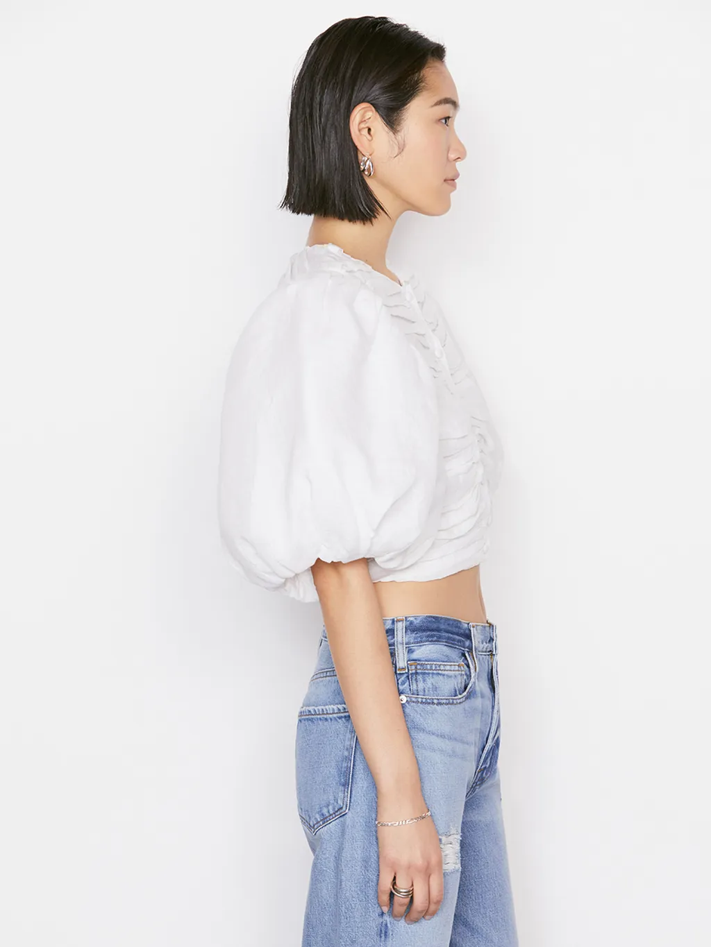 Bubble Sleeve Blouse