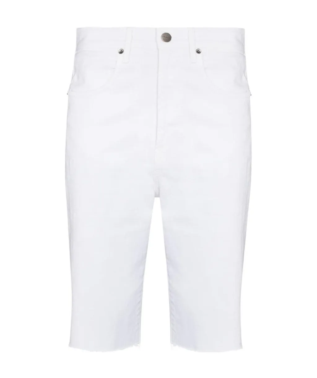 Knee-Length Denim Shorts