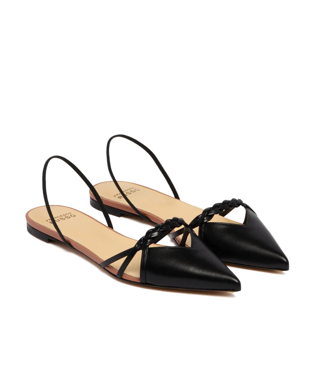 Pointed Toe Flat Sandals