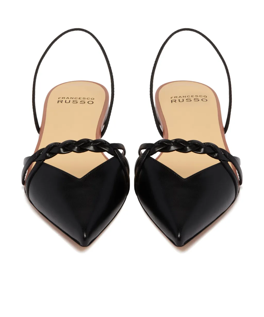 Pointed Toe Flat Sandals