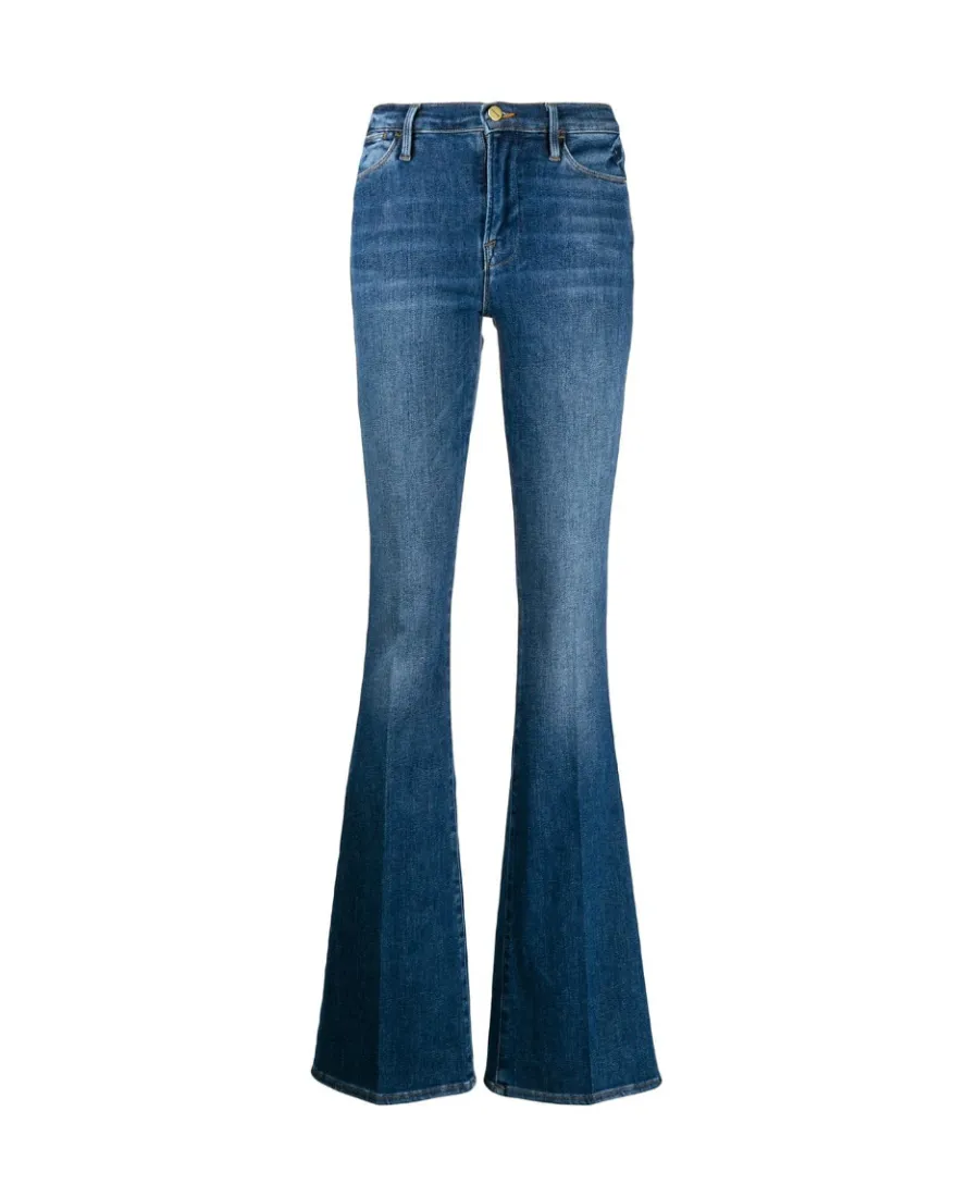 Slim-Fit Flared Jeans