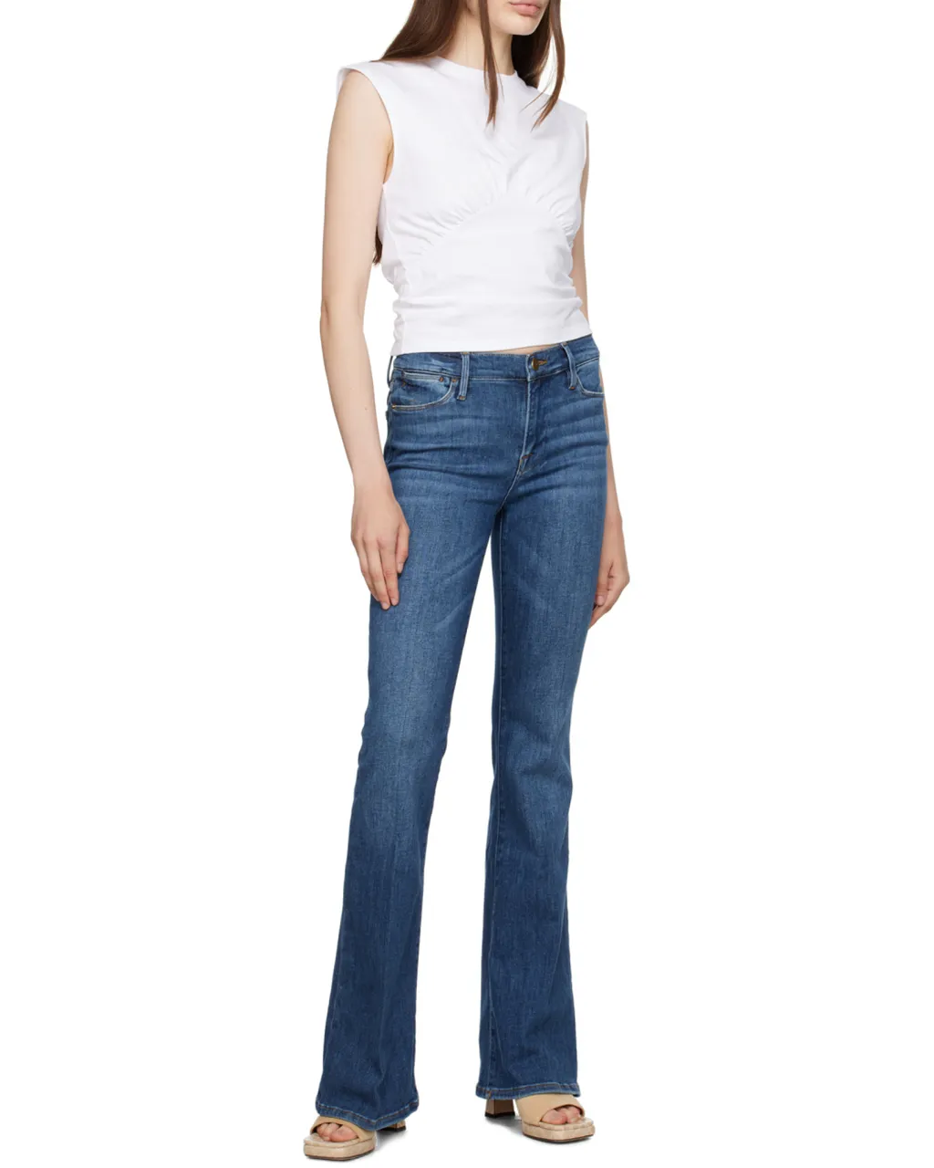 Slim-Fit Flared Jeans