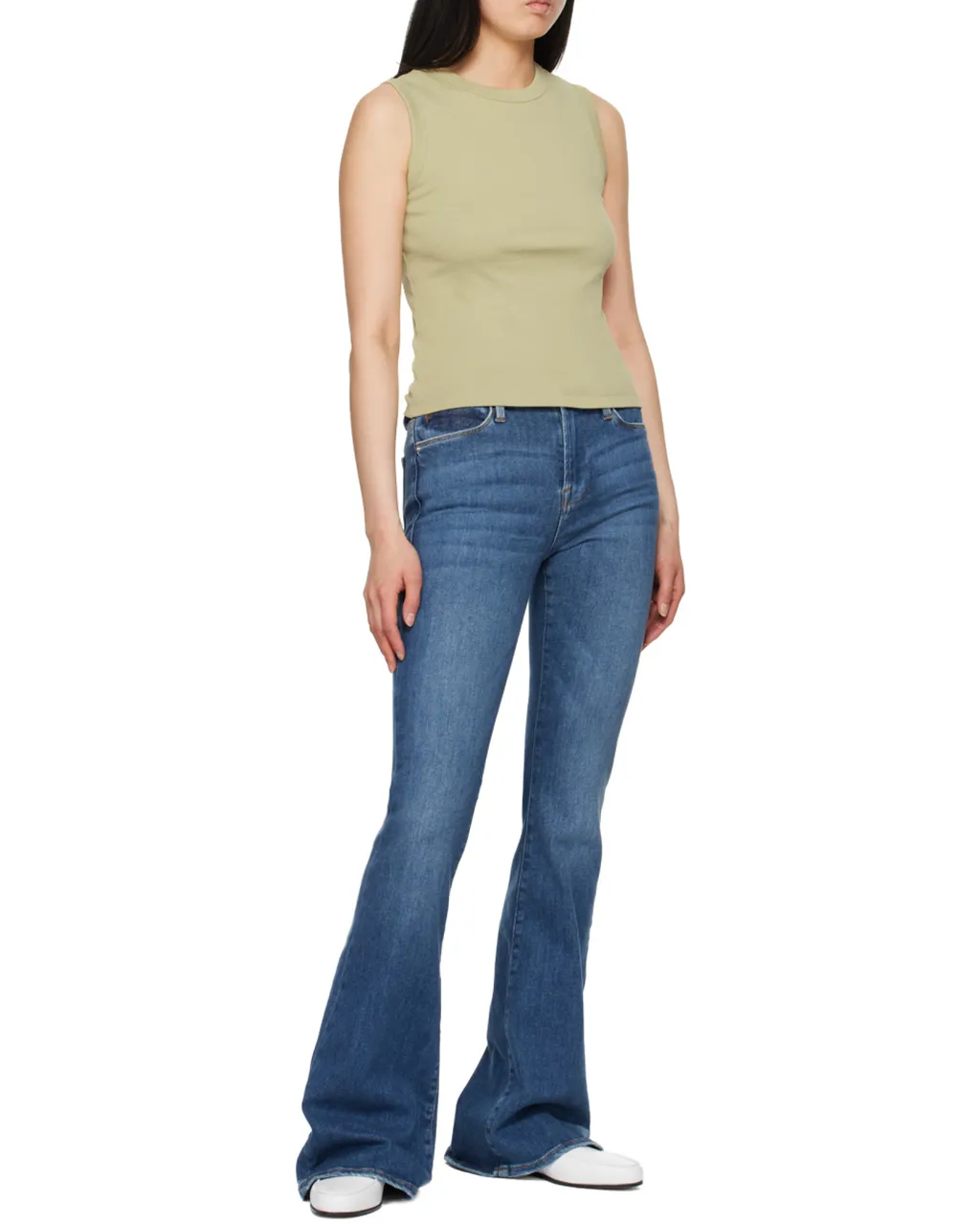 Slim-Fit Flared Jeans