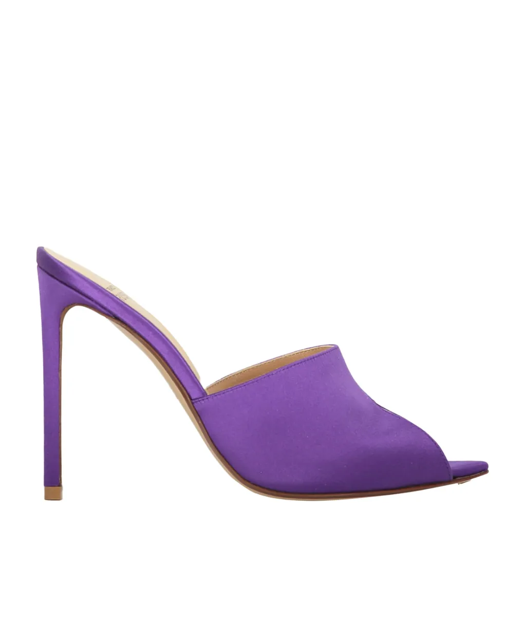 115Mm Leather Mules