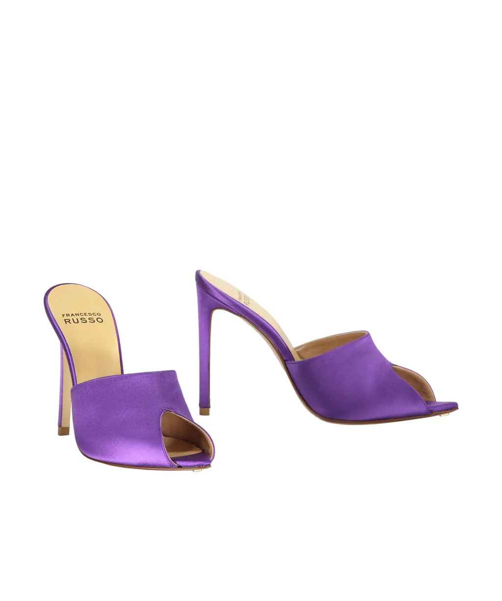 115Mm Leather Mules
