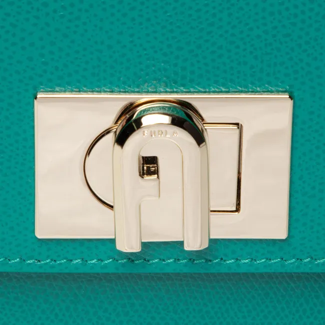 Turn-Button Shoulder Bag