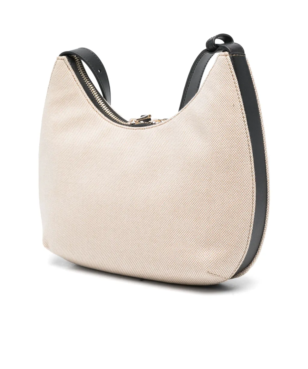 Logo Plaque Zipped Crossbody Bag