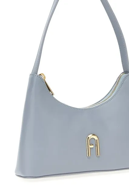 Diamante Logo Plaque Mini Shoulder Bag