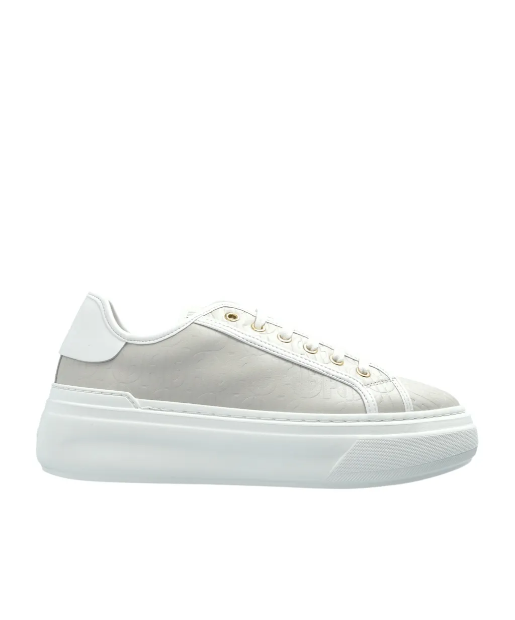 Logo Embossed Lace-Up Shoes