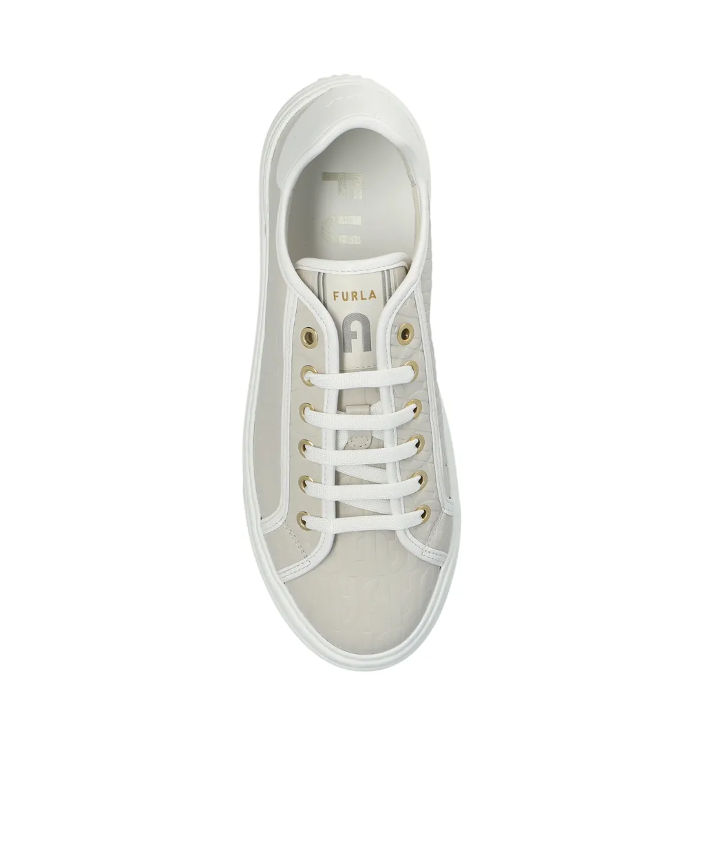 Logo Embossed Lace-Up Shoes