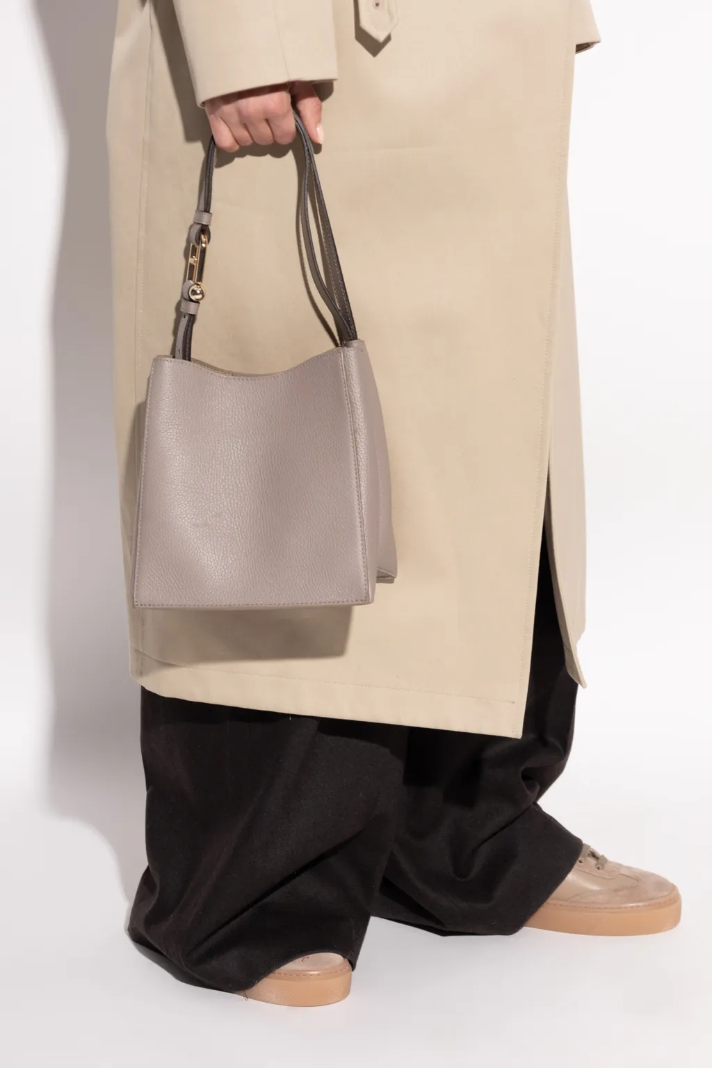 Nuvola Logo Printed Mini Bucket Bag
