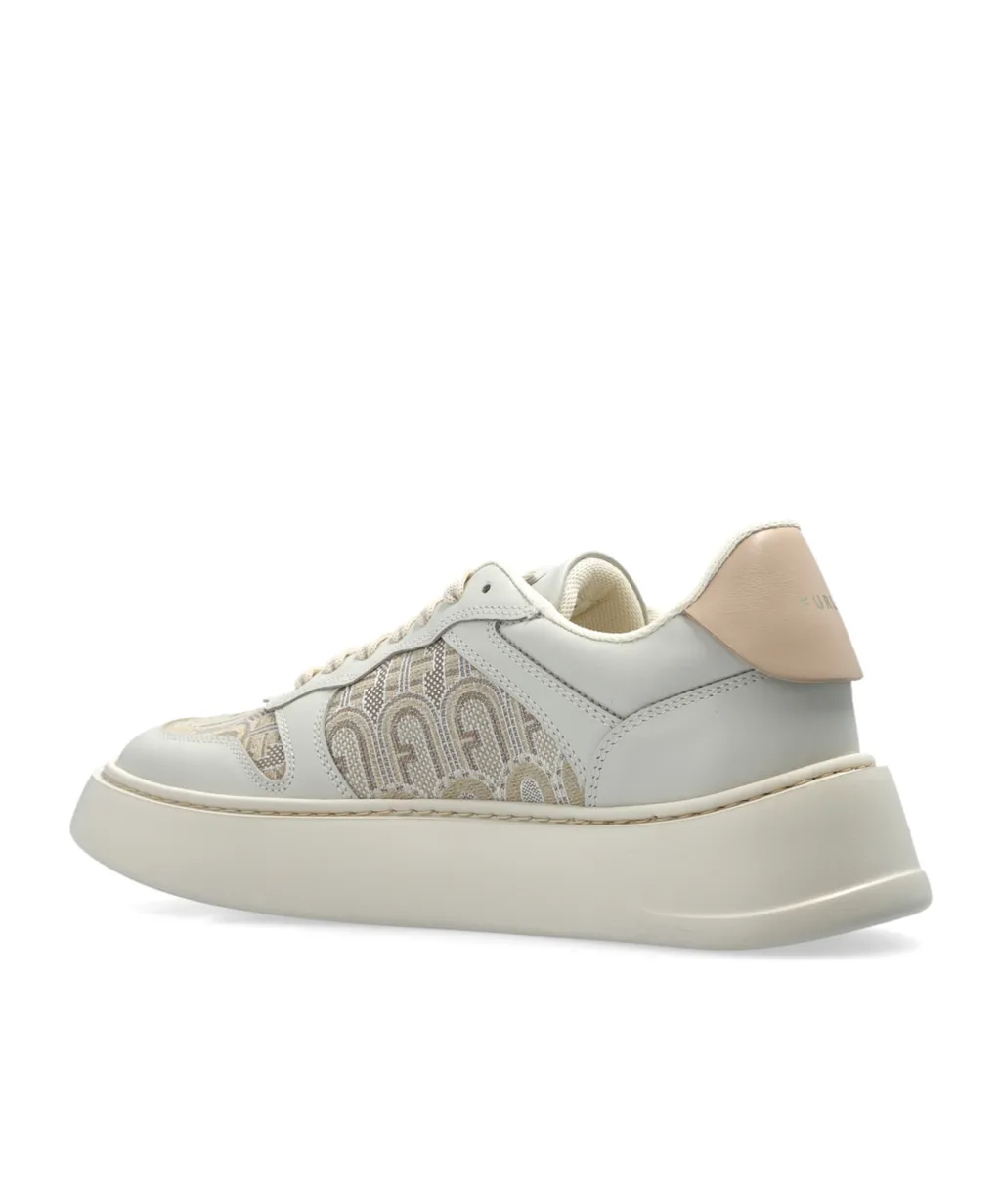 Panelled Low-Top Sneakers