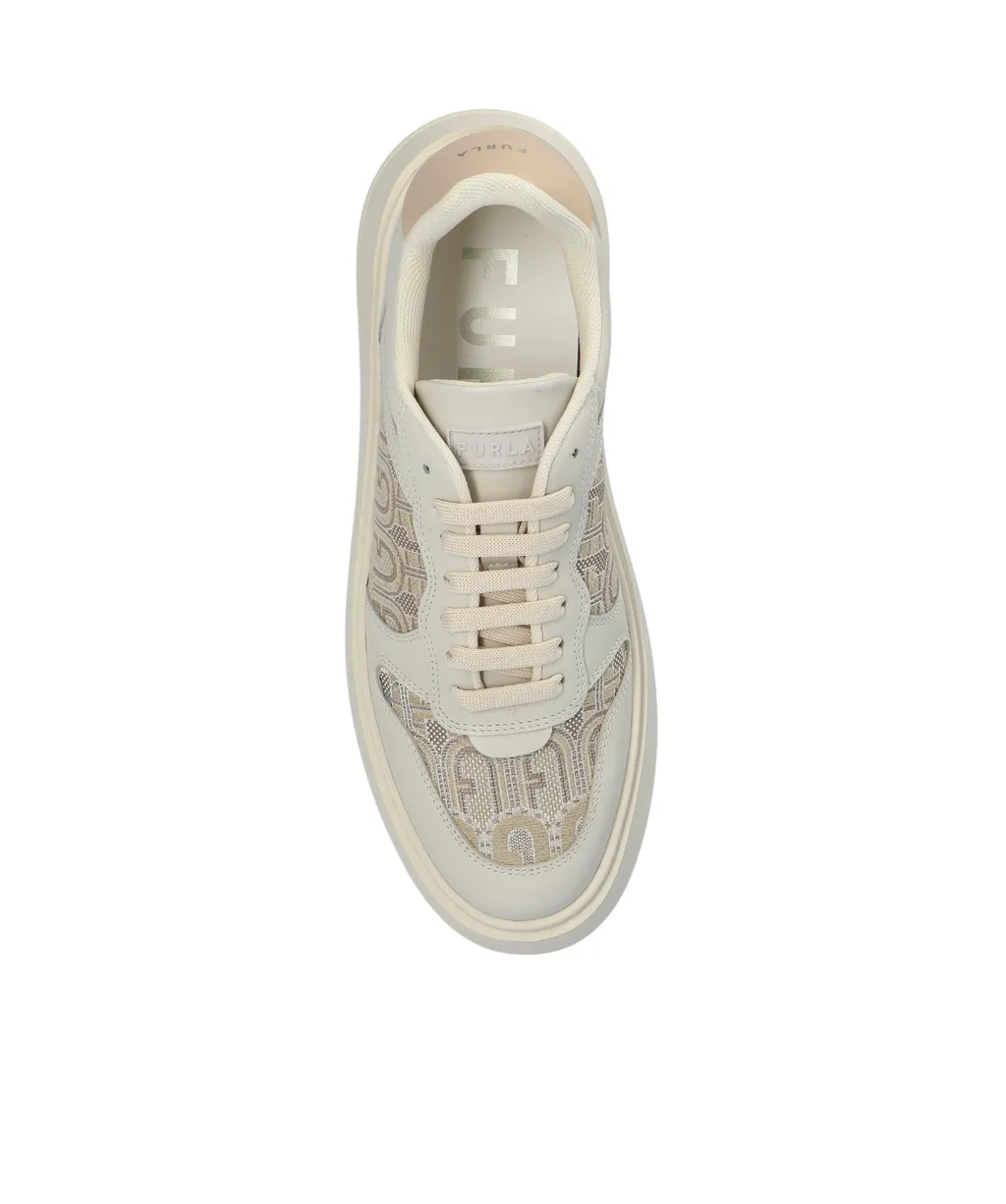 Panelled Low-Top Sneakers
