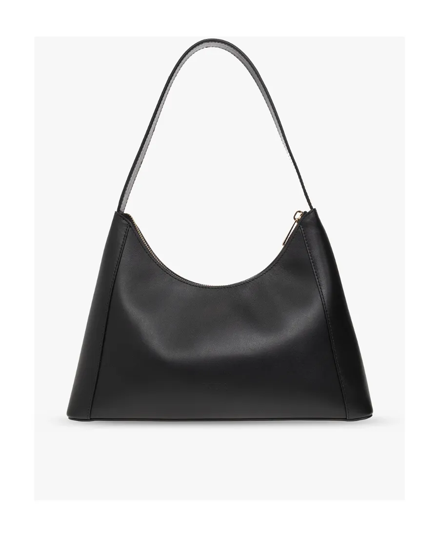 Diamante Zipped Small Shoulder Bag