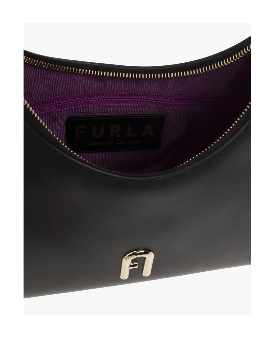 Diamante Zipped Small Shoulder Bag