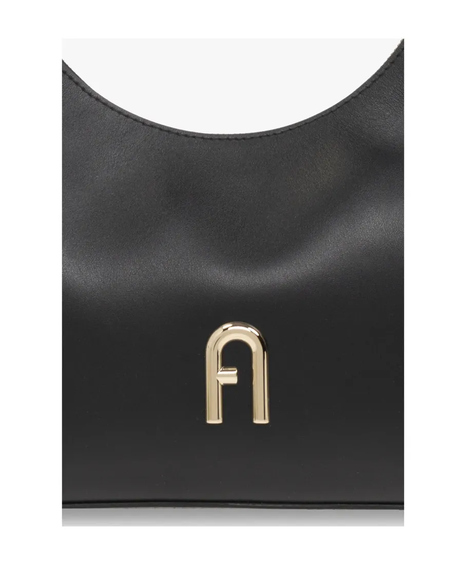 Diamante Zipped Small Shoulder Bag