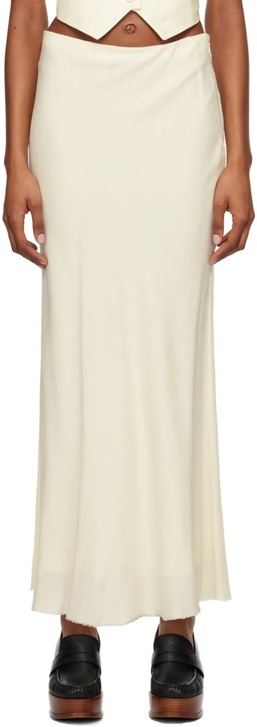 Raw Hem Skirt