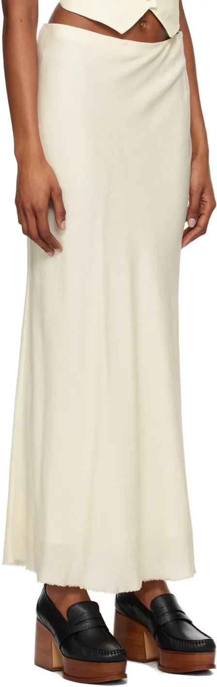 Raw Hem Skirt