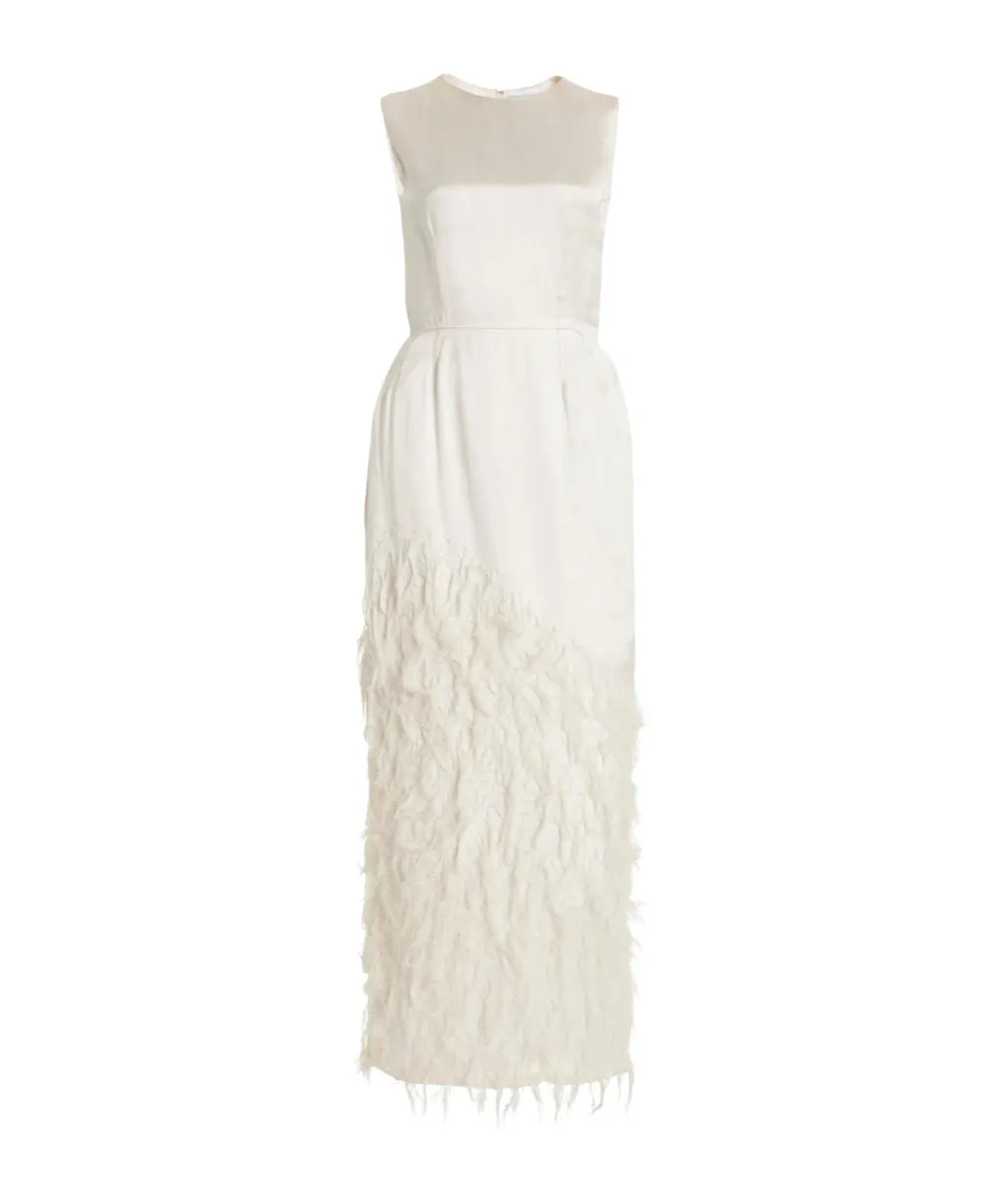 Maslow Organza Midi Dress