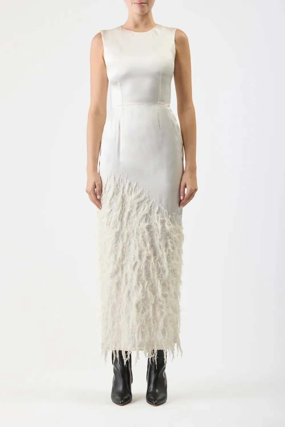 Maslow Organza Midi Dress
