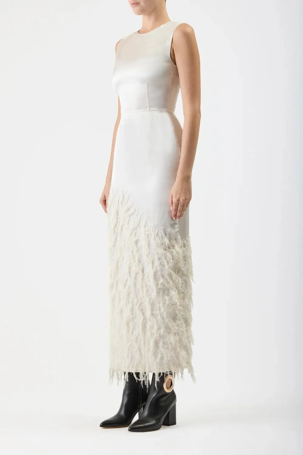 Maslow Organza Midi Dress