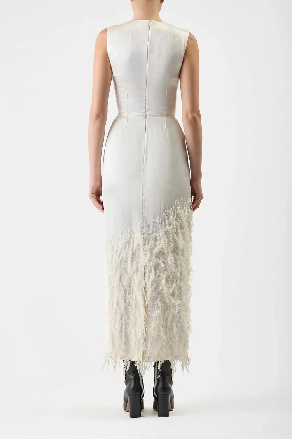 Maslow Organza Midi Dress